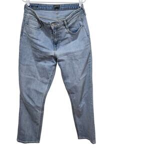Frank & Oak Cyndi Straight Leg Jeans Light Wash Denim Size 31